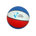 10" Regulation Size Red, White & Blue Basketball